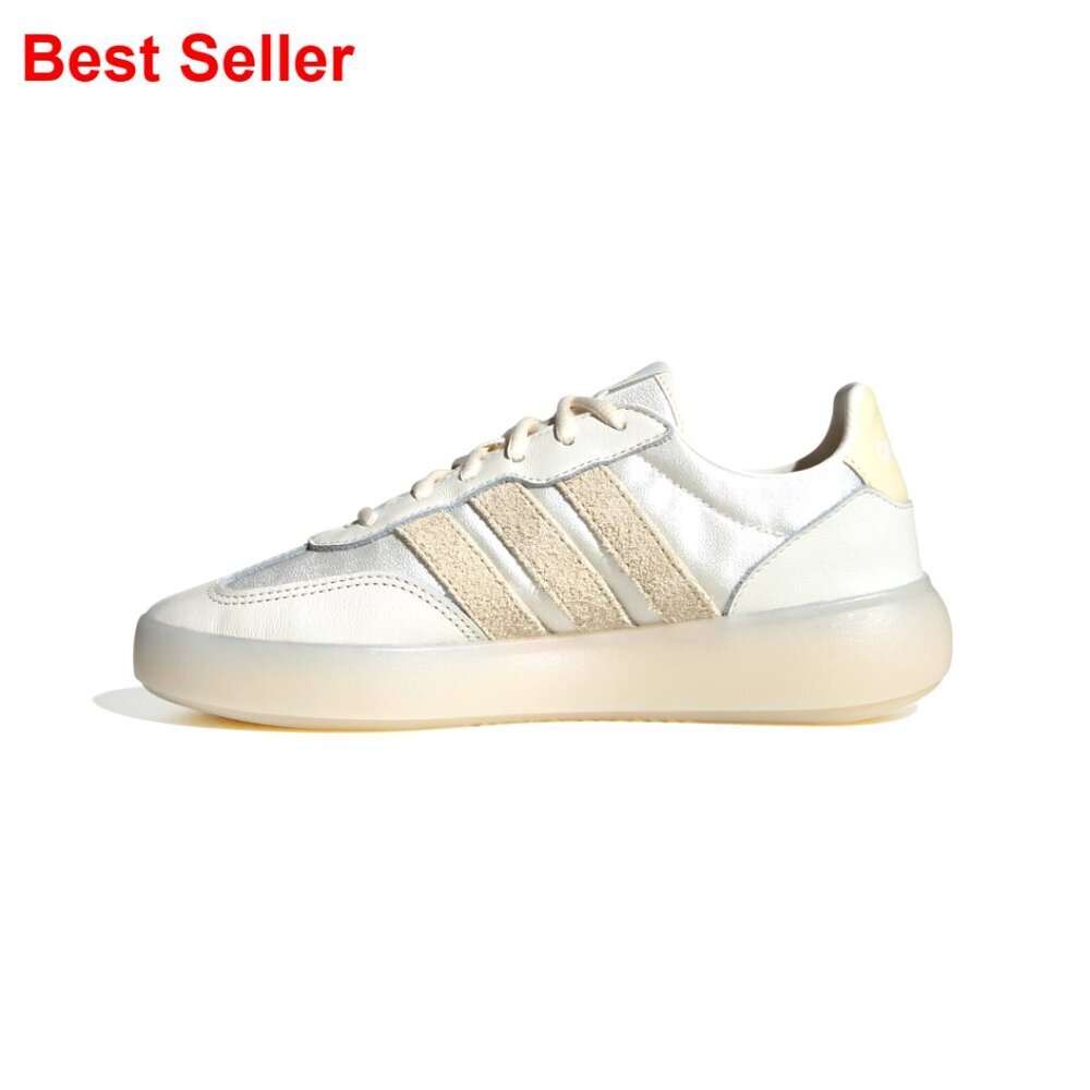 Leather Fashion Sneakers with T-Toe Design and Durable Rubber Outsole
